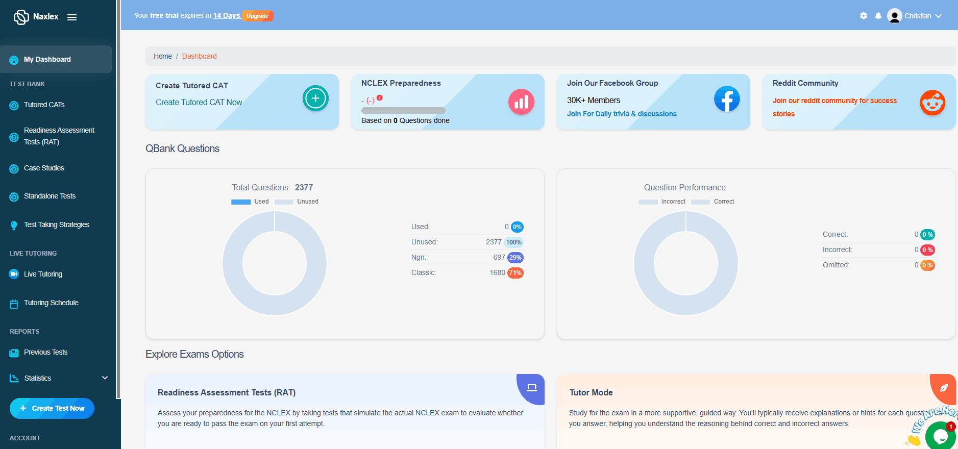 Naxlex NCLEX prep 14-day free trial