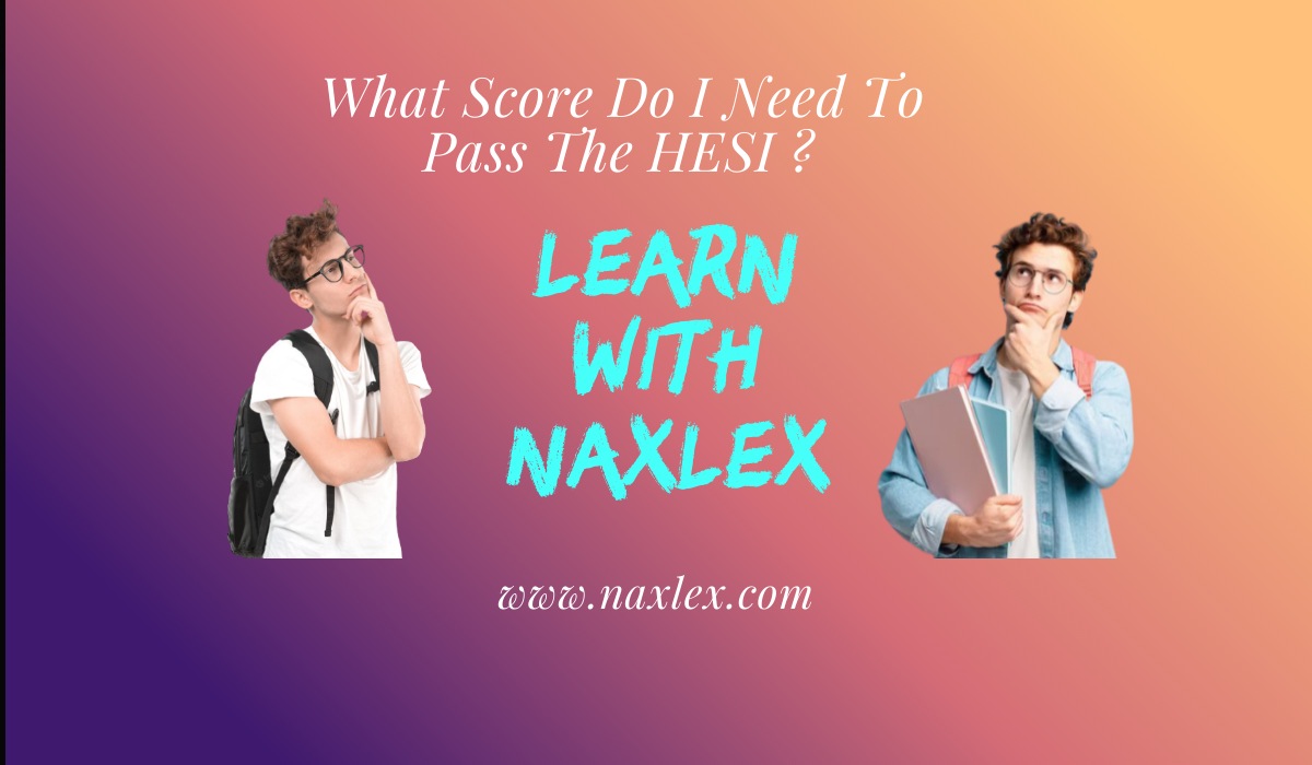 what score do you need to pass hesi