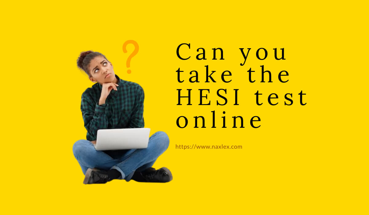 can you take the hesi test online