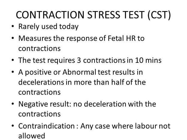 Contraction Stress Test